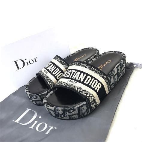 dior palm slippers|christian dior sliders women.